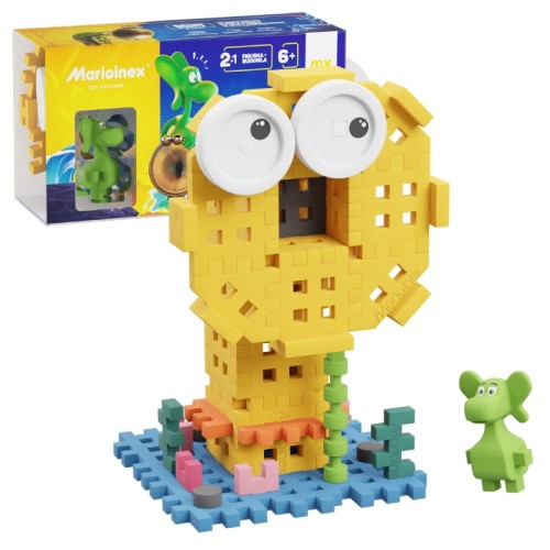 Marioinex Кубики Міні Вафлі Диплодок І Морська Русалка 60 Ел.