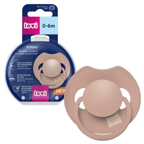 LOVI Prime Динамічний Соска Силіконова Заспокоююча Blush 0-6м