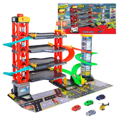 Dickie Toys Парковка Багаторівневий Гараж Інтерактивний + Автомобілі 3+