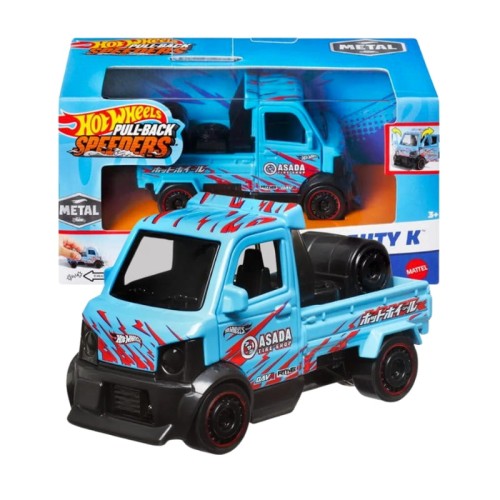 Hot Wheels Pull-Back Speeders Автомобіль У Коробці З Приводом Mighty K