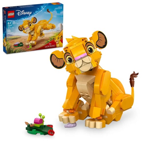 LEGO Disney Король Лев Левеня Симба Набір Кубиків 43243 222 Ел. 6+