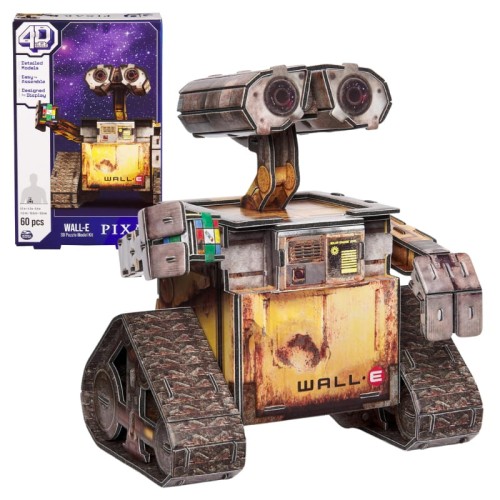 Disney Pixar Puzzle 3D Wall-E Figurka Przestrzenna 4D Build 60 El.