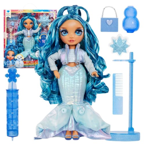 Rainbow High Winter Wonderland Lalka Skyler Bradshaw + Akcesoria