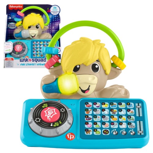 Fisher-Price Link Squad Jak Literki I Słówka Edukacyjna Zabawka Interaktywna 9m+