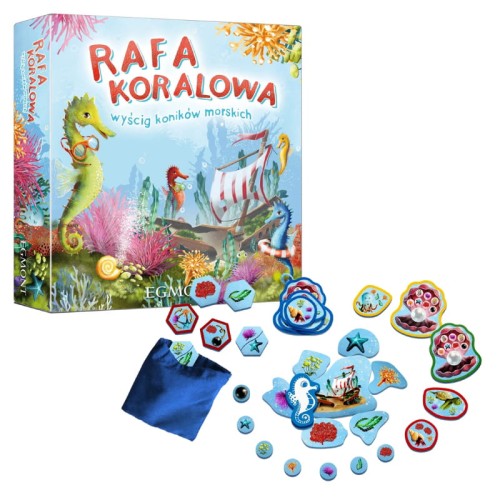Egmont Rafa Koralowa Wyścig Koników Morskich Gra Strategiczna Rodzinna