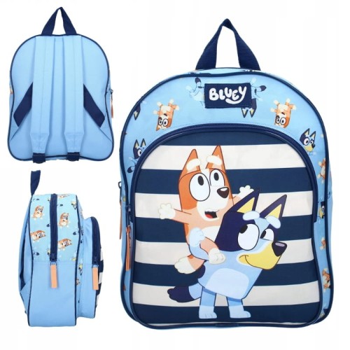 Vadobag Малий Дитячий Рюкзак для ДНЗ з Кишенею Bluey Bluey: Стрибай у Пригоду