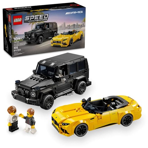 Lego Speed Champions Mercedes-Amg G 63 & Mercedes-Amg SL 63 Zestaw Klocki 76924 808 El. 10+