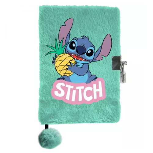 Paso Pluszowy Pamiętnik Z Kłódką Zielony Stitch