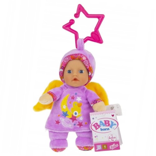 Baby Born Лялька Ангел Мінілалечка З Гримушкою І Підвісом Фіолетова 18 См.