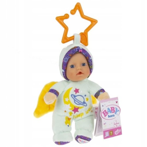 Лялька Baby Born Angel Мінілялечка З Дзвіночком І Підвіскою Зелена 18 См.