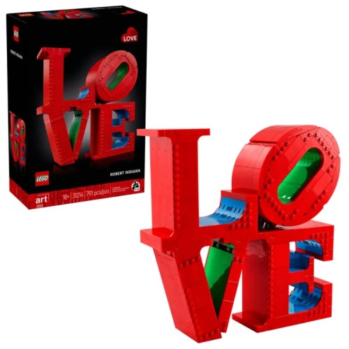 Lego Art Zestaw Napis Rzeźba LOVE Robert Indiana 791 El. 18+