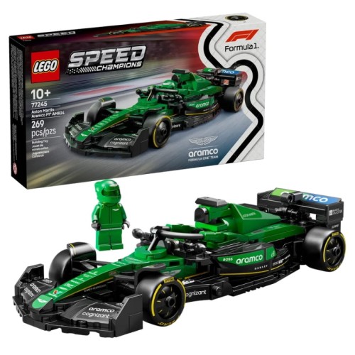 Lego Speed Champions Bolid F1 Aston Martin Aramco AMR24 Zestaw Klocki 269 El. 10+