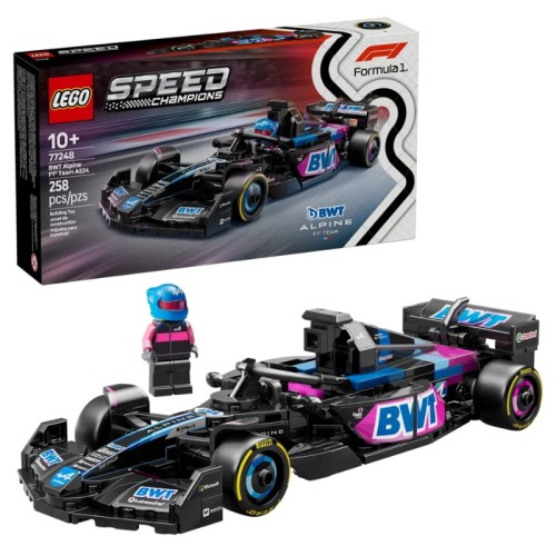 Lego Speed Champions Bolid F1 BWT Alpine Team A524 Zestaw Klocki 258 El. 10+