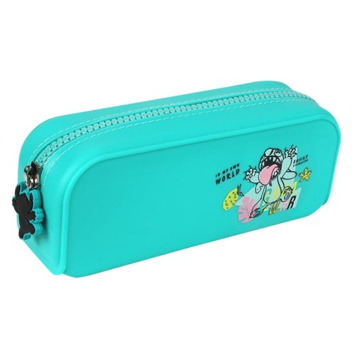 Coolpack Disney Black Saszetka Silikonowa Piórnik Etui Tuba Jednokomorowa Bez Wyposażenia Stitch Miętowy