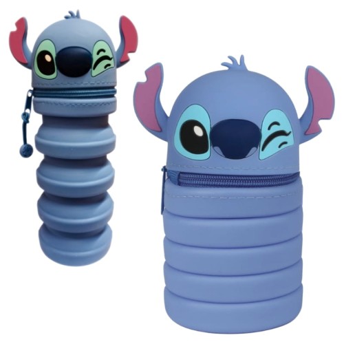 Coolpack Disney Core Saszetka Silikonowa Rozkładana Z Główką Piórnik Etui Tuba Jednokomorowa Stitch