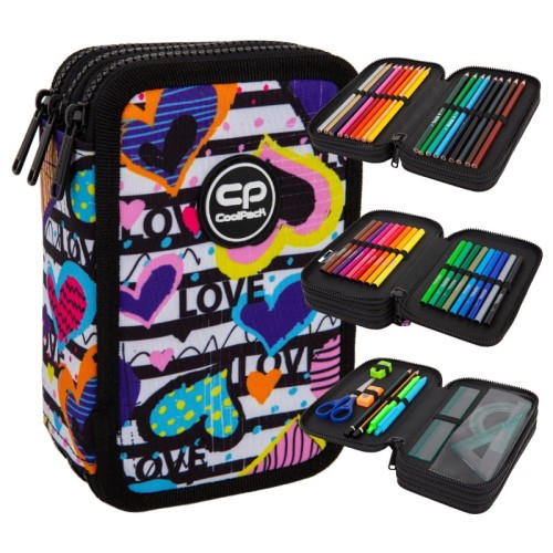 Coolpack Jumper 3 Piórnik Z Wyposażeniem Trzykomorowy Diary