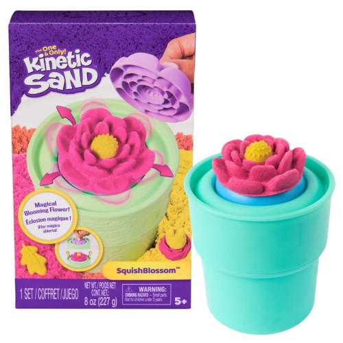 Kinetic Sand Piasek Kinetyczny Zestaw Kreatywny Squish Blossom 5+
