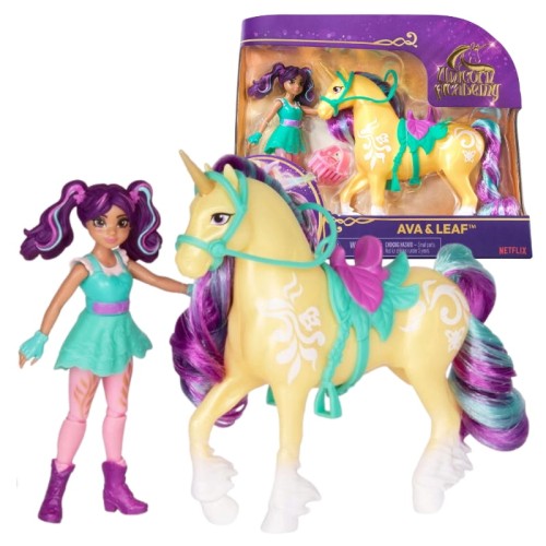 Spin Master Unicorn Academy Lalka Ava I Jednorożec Leaf Akademia Jednorożców 4+