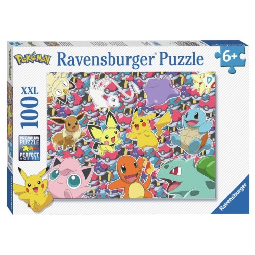 Ravensburger Puzzle Pokemon XXL Układanka 100 Elementów 6+