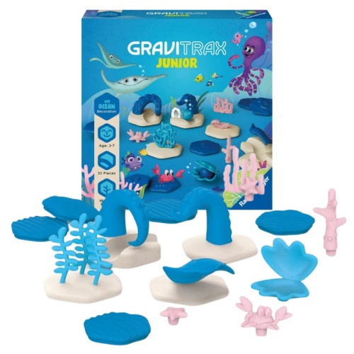 Ravensburger Gravitrax Junior Ocean Zestaw Uzupełniający Do Torów Kulkowych Dodatek