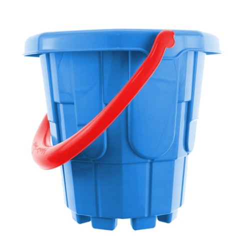 Marioinex Wiaderko Zamek Zabawka Do Piasku Ogródka Niebieskie