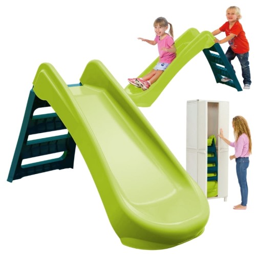 Palplay Zjeżdżalnia Składana Domowa Ogrodowa Ślizg 130 Cm. Lemongrass Zielona