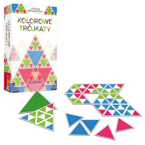 Egmont Kolorowe Trójkąty Gra Logiczna Imprezowa 6+
