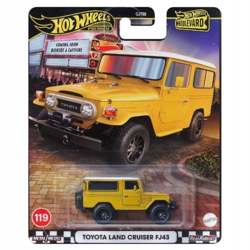 Hot Wheels Premium Boulevard Samochodzik Autko Pojazd 1:64 119 Toyota Land Cruiser FJ43 3+