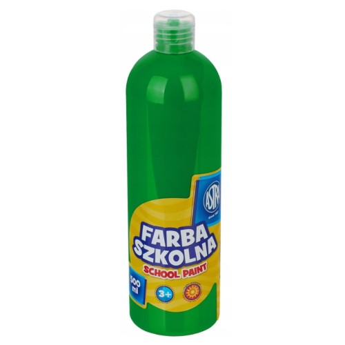 Фарба Шкільна Плакатна Велика 500 мл Зелена 1 Штучка