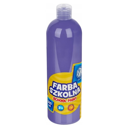 Фарба школярська плакатна велика 500мл фіолетова 1 штука