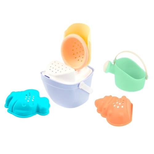 Mochtoys Літній Набір Для Піску Відро Корабель З Аксесуарами