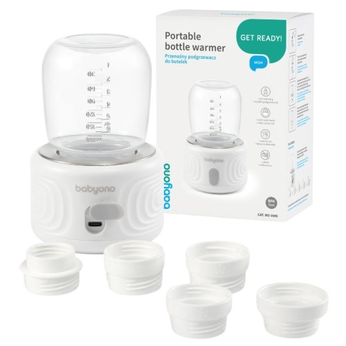 Babyono Портативний безпровідний підігрівач для пляшечок туристичний