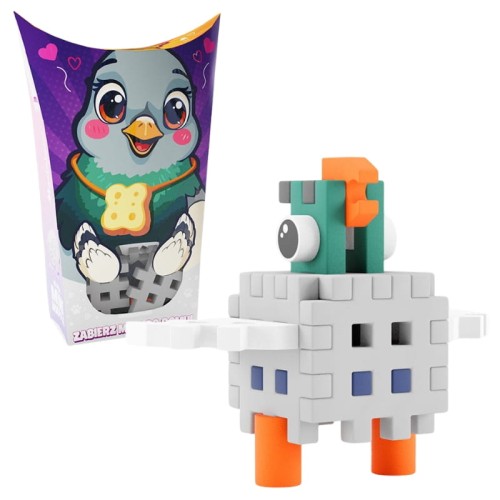 Marioinex Конструктор Mini Waffle Маленькі Тварини Кишенькові Pocket Pets Голуб 16 Елем. 3+