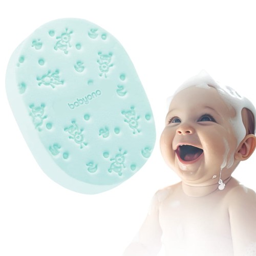 Babyono Губка для купання для дітей і немовлят зелена