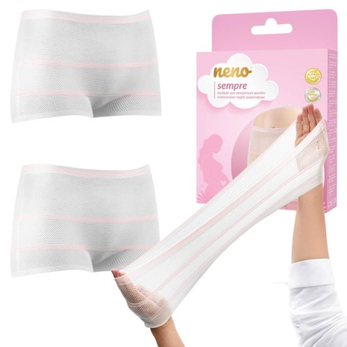Neno Sempre Багаторазові Сітчасті Післяпологові Труси Розмір L 2 шт.