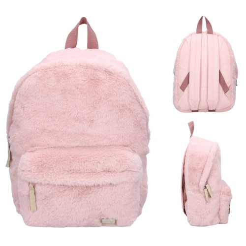 Vadobag Малий Дитячий Рюкзак Для Дошкільнят Шкільний На Екскурсії Пухнастий М'який Рожевий