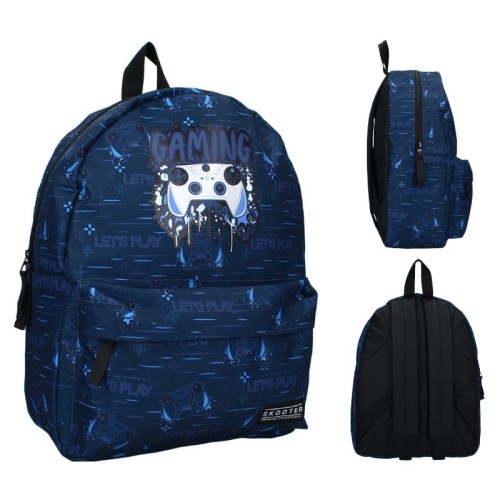 Vadobag Рюкзак Шкільний Дитячий Молодіжний Для Поїздок Дитячий Skooter Games Unite Синій
