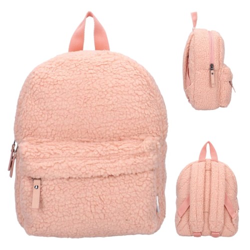 Vadobag Рюкзак Малий Дитячий для Поїздок у Дитячий Сад Pret Be Soft And Kind М'який Пухнастий Рожевий