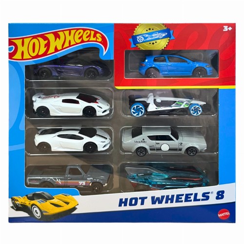 Hot Wheels 8-pack Набір Маленьких Автомобілів Подарунковий Базовий