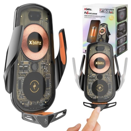 Xblitz Автоматичний Автомобільний Тримач З Функцією Безпровідної Зарядки FX6 Exclusive