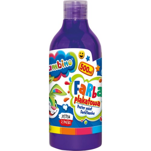 Bambino Велика Плакатна Фарба В Упаковці Шкільна Дошкільна 500ml Фіолетова