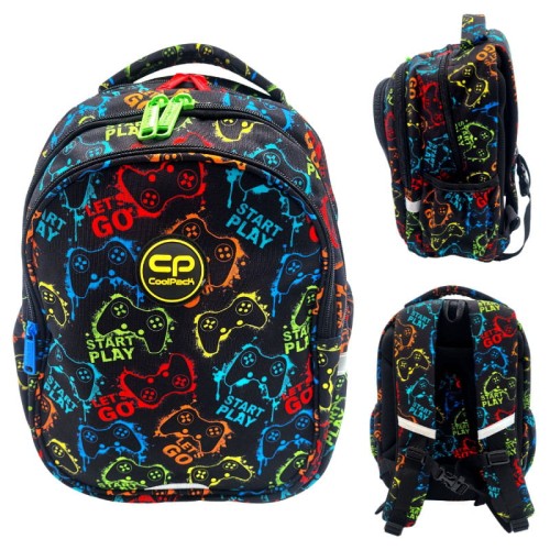 CoolPack Jerry Шкільний Рюкзак Xplay X-Play Пади Контролери До Гри 3-комірковий