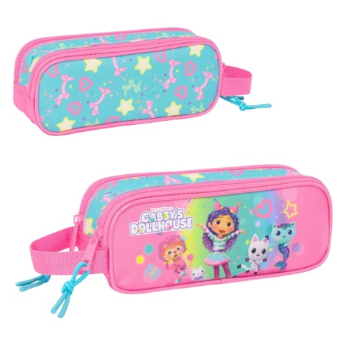 Пенал Шкільний Сумка Трубка Двокамерний Котячий Дім Габі