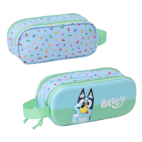 Safta Пенал Труба Двокомірний Без Обладнання Bluey 3D