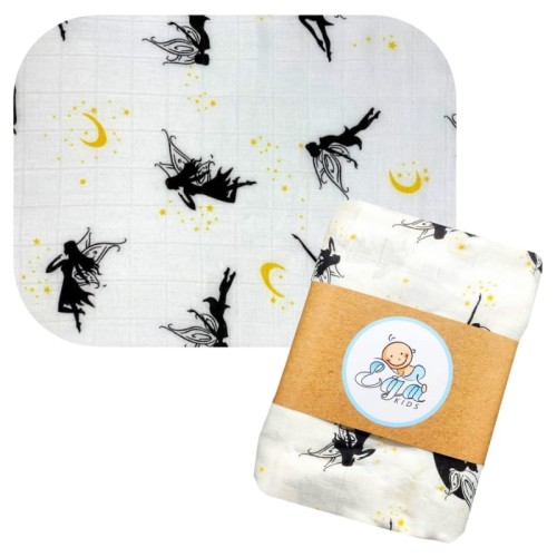 Ega Kids Пелюшка Бамбук Ковдра Обгортка Супер М’яка 120x120 см