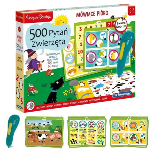 Clementoni Говоряча Ручка 500 Запитань Тварини