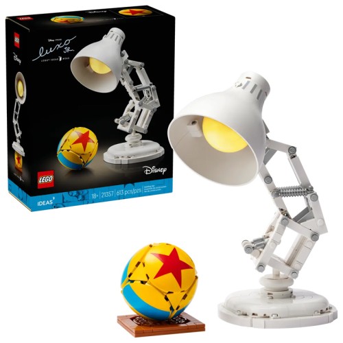 Lego Ideas Disney Pixar Luxo Jr. Культова Настільна Лампа Набір 21357 613 Ел.