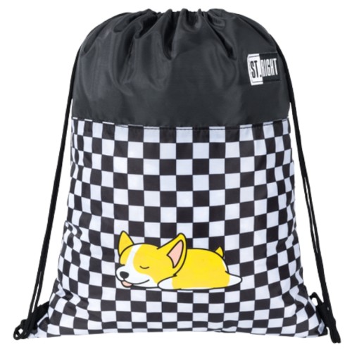 St. Right Спортивний Шкільний Рюкзак Для Взуття до Школи на Басейн Тренування Sleepy Corgi