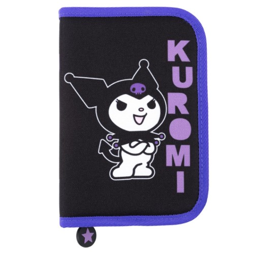 St. Majewski Пенал Шкільний Двоклапановий Чохол Для Шкільного Приладдя Kuromi