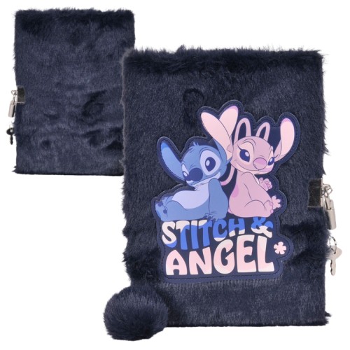 Пасо Плюшевий Щоденник З Замком Темно-синій Стеч